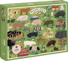 Chronicle Books Puzzle Pigology 1000 kosov