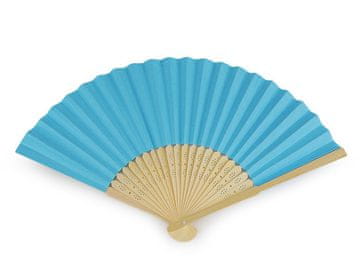 Papirnati ventilator za slikanje 21x36 cm - svetlo modra