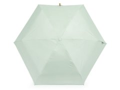 Zložljiv mini dežnik s trdim kovčkom - mint light