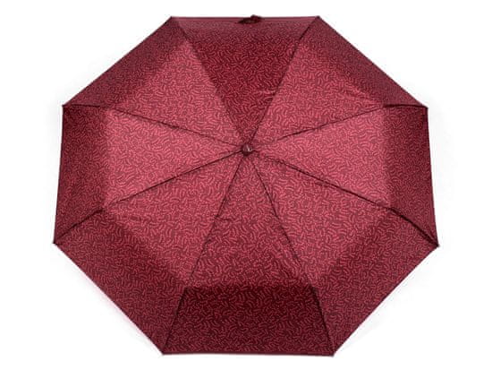 Ženski zložljivi dežnik - bordo st.