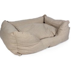 Duvo+ Duvo+ pravokotna postelja Textura eco beige 100x70cm