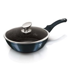 Berlingerhaus Globoka ponev z marmornato površino 24 cm Metallic Line Aquamarine Edition BH-1880
