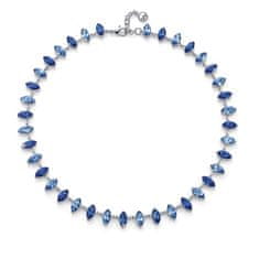 Oliver Weber Luksuzna ogrlica z modrimi kristali Izanami 12324