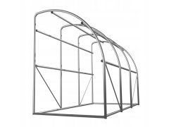 GARDEN LINE Zeleni stenski folijski tunel, 3-segmentni "polovični" 3x1,5x2m 