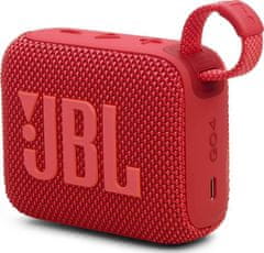 JBL GO4 brezžični zvočnik, rdeč
