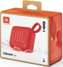 JBL GO4 brezžični zvočnik, rdeč