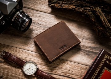 Peterson Moška denarnica Ozaellon temno rjava