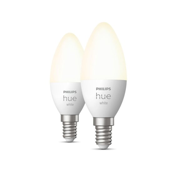 Philips Pametna žarnica Philips E14 5,5 W 2700 K White F 470 lm (2 enoti) (obnovljena A)