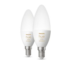 Philips Pametna žarnica Philips 929002294404 White E14 G 470 lm (2 enoti) (2200 K) (6500 K) (obnovljena A)