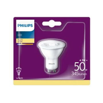 BigBuy Dihroična LED žarnica Philips Bombilla GU10 A+ 4,6W GU10 50 W 380 lm (2700k) (2700 K)