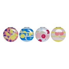 DKD Home Decor Žepno ogledalo DKD Home Decor aluminij (3 kosi)