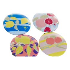 DKD Home Decor Žepno ogledalo DKD Home Decor aluminij (3 kosi)