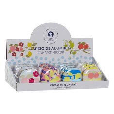 DKD Home Decor Žepno ogledalo DKD Home Decor aluminij (3 kosi)