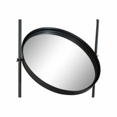 DKD Home Decor Kopalniške police DKD Home Decor Črno kovinsko ogledalo (55 x 20 x 120 cm)
