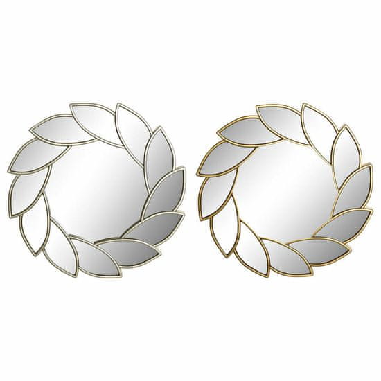 DKD Home Decor Stensko ogledalo DKD Home Decor Polipropilen (PP) (2 kosa) (50 x 2,5 x 50 cm)