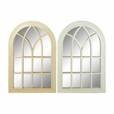 DKD Home Decor Stensko ogledalo DKD Home Decor Polipropilen (PP) (2 kosa) (50 x 2 x 76 cm)