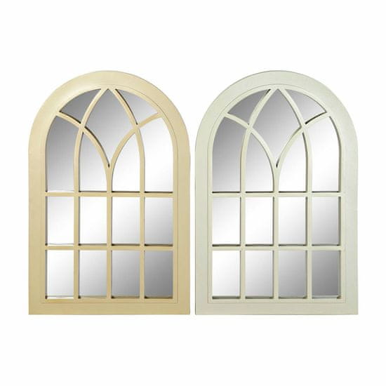 DKD Home Decor Stensko ogledalo DKD Home Decor Polipropilen (PP) (2 kosa) (50 x 2 x 76 cm)