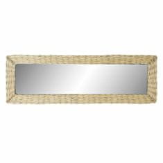DKD Home Decor Stensko ogledalo DKD Home Decor Multicolor Natural wicker Crystal Bali Braiding 43 x 4 x 132 cm