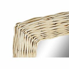 DKD Home Decor Stensko ogledalo DKD Home Decor Multicolor Natural wicker Crystal Bali Braiding 43 x 4 x 132 cm