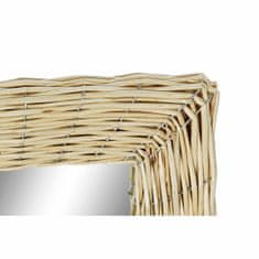 DKD Home Decor Stensko ogledalo DKD Home Decor Multicolor Natural wicker Crystal Bali Braiding 43 x 4 x 132 cm