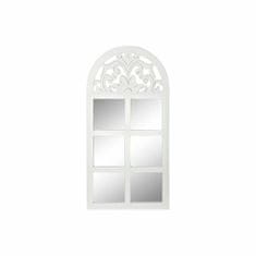 DKD Home Decor Stensko ogledalo DKD Home Decor Crystal Windows White MDF Wood (81 x 2,5 x 162,5 cm)