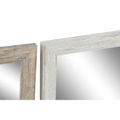 DKD Home Decor Stensko ogledalo DKD Home Decor White Beige Crystal polistiren (2 kosa) (36 x 2 x 95,5 cm)