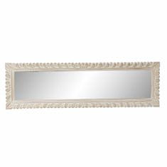 DKD Home Decor Stensko ogledalo DKD Home Decor 8424001849888 White Golden Crystal Mango wood MDF Wood Indian Man 177 x 6 x 52 cm