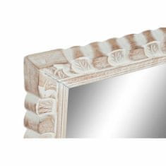 DKD Home Decor Stensko ogledalo DKD Home Decor 8424001849888 White Golden Crystal Mango wood MDF Wood Indian Man 177 x 6 x 52 cm