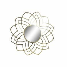 DKD Home Decor Stensko ogledalo DKD Home Decor Zlati kovinski MDF les (92 x 4 x 92 cm)