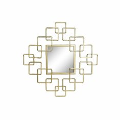 DKD Home Decor Stensko ogledalo DKD Home Decor Zlato kovinsko ogledalo (40,5 x 2,5 x 40,5 cm)