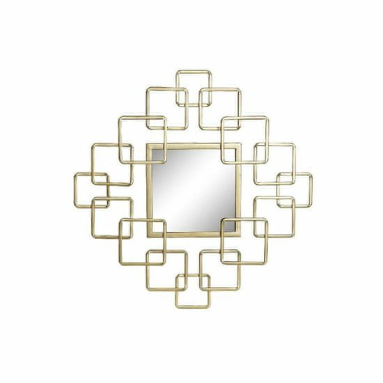 DKD Home Decor Stensko ogledalo DKD Home Decor Zlato kovinsko ogledalo (40,5 x 2,5 x 40,5 cm)