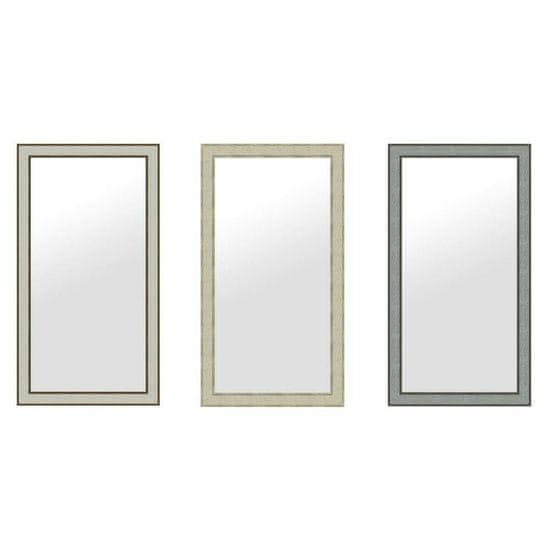 DKD Home Decor Stensko ogledalo DKD Home Decor Crystal Grey Beige polistiren (56 x 2 x 76 cm) (3 kosi)