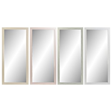 DKD Home Decor Stensko ogledalo DKD Home Decor 70 x 2 x 158 cm Crystal Beige Pink Green Light grey polistiren Urban (4 kosi)