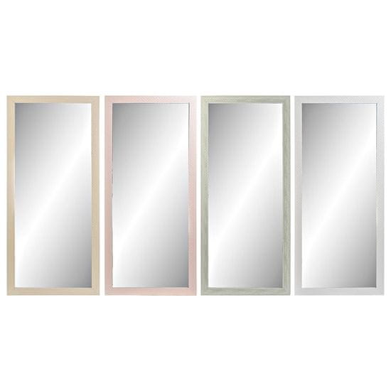 DKD Home Decor Stensko ogledalo DKD Home Decor 70 x 2 x 158 cm Crystal Beige Pink Green Light grey polistiren Urban (4 kosi)