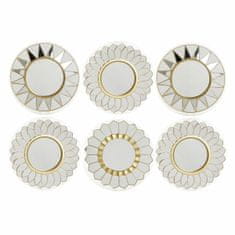 DKD Home Decor Stensko ogledalo DKD Home Decor Crystal Golden polipropilen (25 x 1,5 x 25 cm) (3 kosi) (2 kosa)