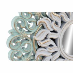 DKD Home Decor Komplet ogledal DKD Home Decor Crystal Blue Golden White Indian Man karton polipropilen (35 x 2 x 35 cm) (2 enoti)