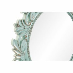 DKD Home Decor Komplet ogledal DKD Home Decor Šampanjec Kristalno modra polipropilen (2 kosa) (52 x 2 x 52 cm)