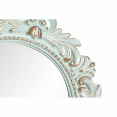 DKD Home Decor Komplet ogledal DKD Home Decor Šampanjec Kristalno modra polipropilen (2 kosa) (52 x 2 x 52 cm)
