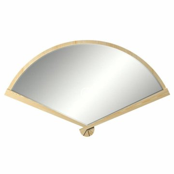 DKD Home Decor Stensko ogledalo DKD Home Decor Crystal Golden MDF Wood (60 x 2,5 x 35 cm)