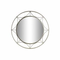 DKD Home Decor Stensko ogledalo DKD Home Decor Crystal Golden Iron (80 x 2 x 80 cm)