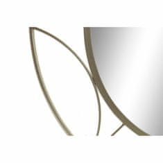 DKD Home Decor Stensko ogledalo DKD Home Decor Crystal Golden Iron (80 x 2 x 80 cm)