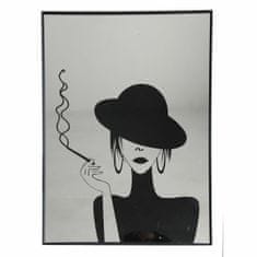 DKD Home Decor Stensko ogledalo DKD Home Decor Crystal Black (60 x 3,5 x 60 cm)