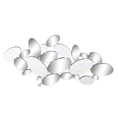 DKD Home Decor Stensko ogledalo DKD Home Decor Črna Večbarvni les Kristal Moderno 119 x 2 x 61 cm