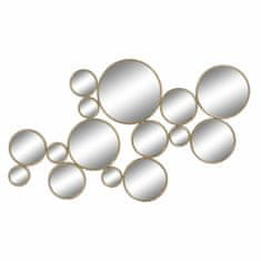 DKD Home Decor Stensko ogledalo DKD Home Decor 114,5 x 2,5 x 63 cm Kristalno zlato kovinsko arabsko