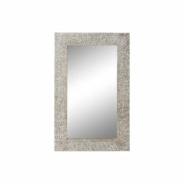 DKD Home Decor Stensko ogledalo DKD Home Decor Zrcalo iz mangovega lesa (76,5 x 3 x 122 cm)
