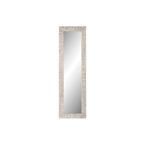 DKD Home Decor Stensko ogledalo DKD Home Decor White Crystal Mango wood MDF Wood (44 x 3 x 150 cm)