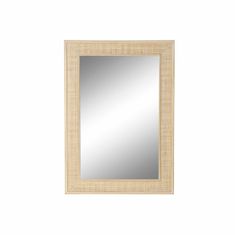 DKD Home Decor Stensko ogledalo DKD Home Decor Večbarvni naravni les Vintage Scandi 70,5 x 2,5 x 100,5 cm