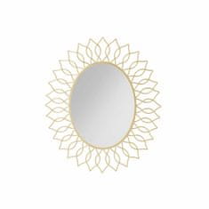 DKD Home Decor Stensko ogledalo DKD Home Decor Zlato kovinsko ogledalo (75 x 2 x 83 cm)