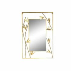 DKD Home Decor Stensko ogledalo DKD Home Decor Zlato kovinsko ogledalo (70,5 x 3 x 103 cm)