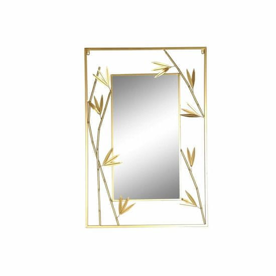 DKD Home Decor Stensko ogledalo DKD Home Decor Zlato kovinsko ogledalo (70,5 x 3 x 103 cm)